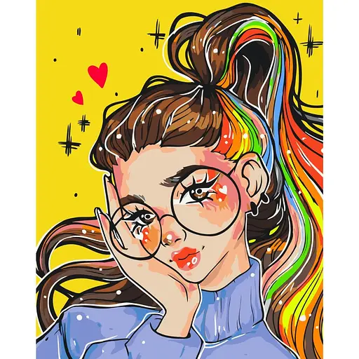 Картина по номерам Яркий образ nila_art_art Brushme 40x50 см разноцветная 000221208