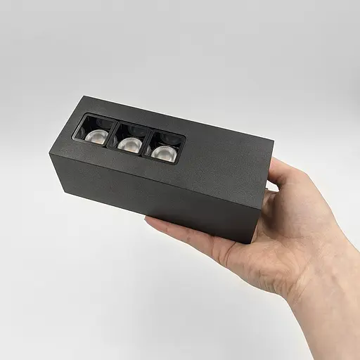 Точковий світильник Skarlat RSLC78037 3x5W BK 3000K - фото 2