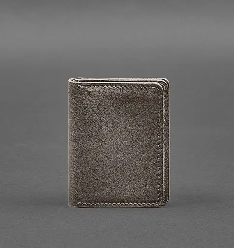 Кожаная обложка для водительского удостоверения, ID и пластиковых карт 2.0 темно-бежевая - фото 1