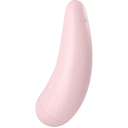 Вакуумный клиторальный стимулятор Satisfyer Curvy 2+ Рожевий - фото 3