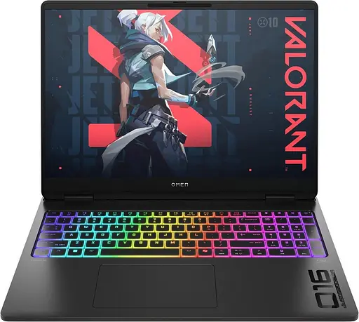 Ноутбук HP 16 OMEN MAX 16-ak0011ua 1920x1200 IPS/Ryzen AI 7 350/24GB/1TB/RTX 5060 8GB/DOS/Black (C9RZ6EA) - фото 1