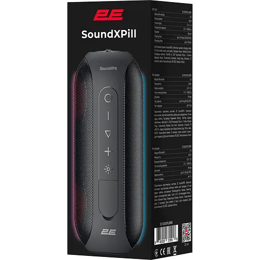 Портативна акустика 2E SoundXPill TWS Black (2E-BSSXPLLWBK) - фото 8