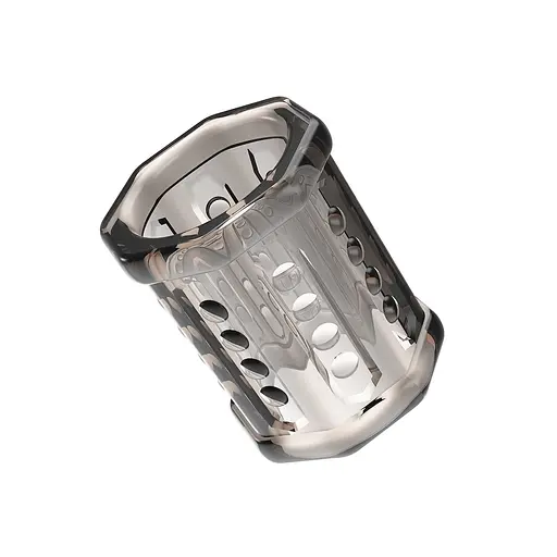 Насадка на пеніс Pretty Love Penis Sleeve Ronael, 5.5 см (сірий) - фото 3