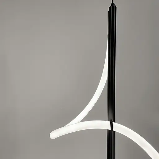 Чорний підвіс із неоном 80 см 35 Вт | Арт. CU 22N/800 BK | Line F - фото 4