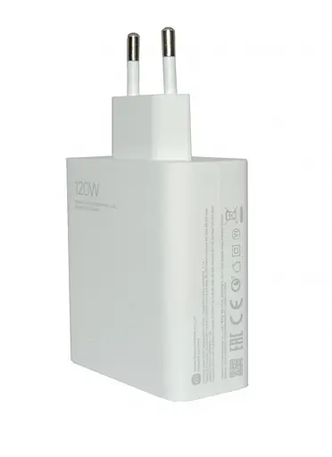 Зарядное сетевое устройство MI120W с кабелем (Белый) - фото 8