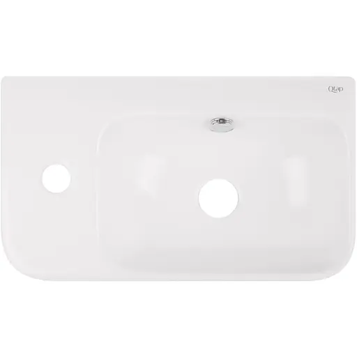 Умивальник Qtap Tern 450x250x158 White QT1711H02RW, Білий - фото 1