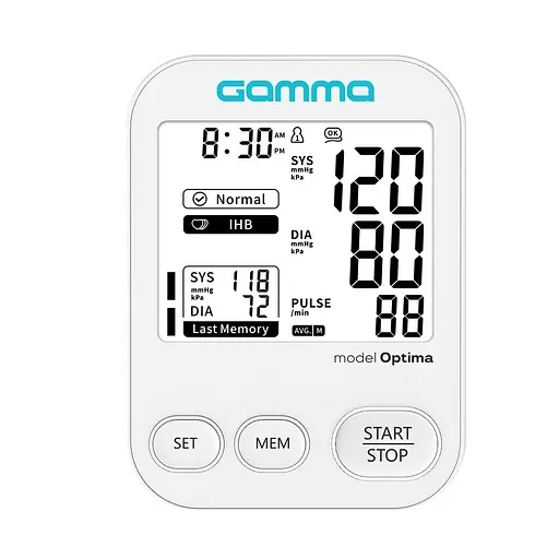Тонометр з голосовим супроводом Gamma Optima 5gen з адаптером Type-C автоматичний на плече гарантія 5 років - фото 6