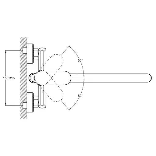 Змішувач для ванни Zegor/Troya LOB7-A128 одноважільний 30412 - фото 3
