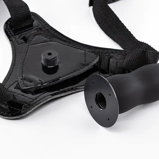 Страпон Crushious Snapper 12.5 см (чорний) - фото 12