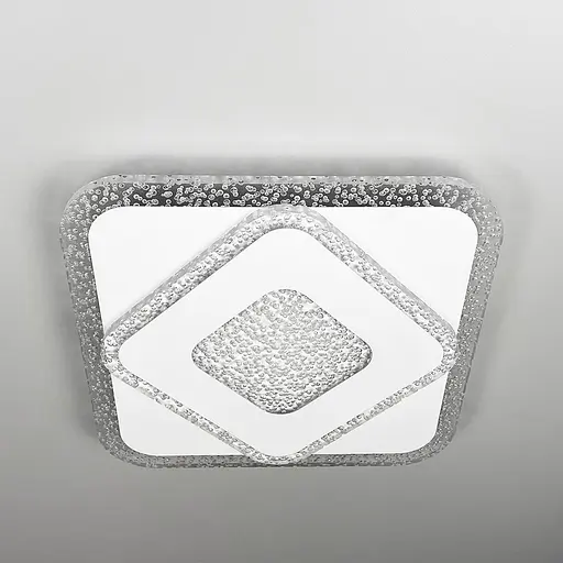 Потолочный или настенный светильник Ø 20 см с прозрачным акрилом с пузырьками Line F Арт. 2230-200 Q WT - фото 3