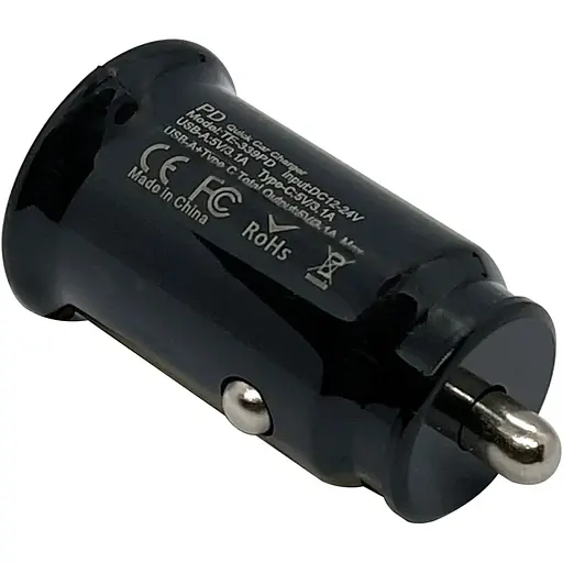 Автомобільний зарядний пристрій XON UniLink Type-C 15W PD15 + 5V/3.1A Black (5060948063395) - фото 6