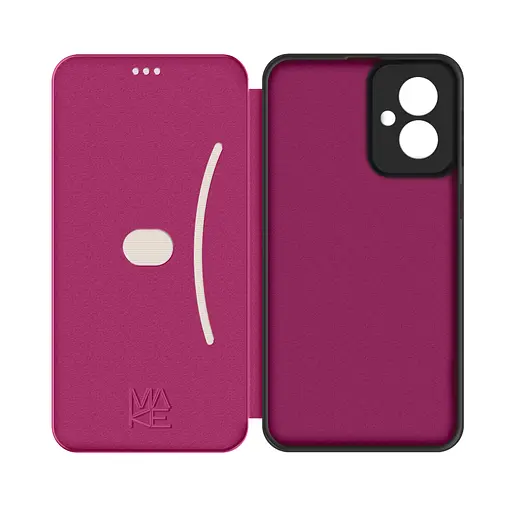 Чохол-книжка Make Motorola G55 Flip Ruby - фото 4