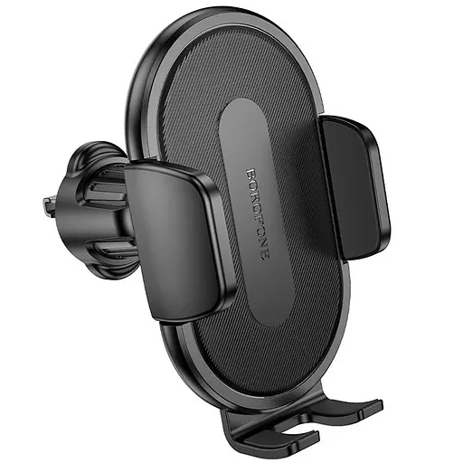 Автодержатель Borofone BH133 Rio push-type (air outlet) Black - фото 3
