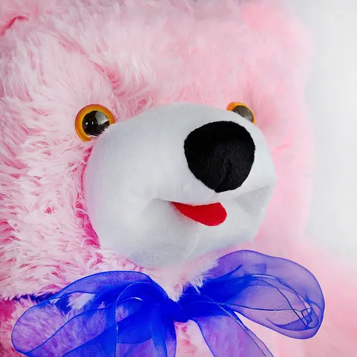 М'яка іграшка Ведмідь Топтигин рожевого кольору 47см - фото 3