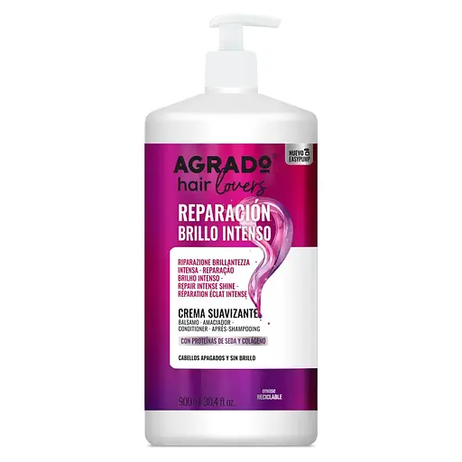 Кондиціонер Agrado Hair Loves Brillo Intenso Conditioner інтенсивне відновлення та сяяння 900 мл