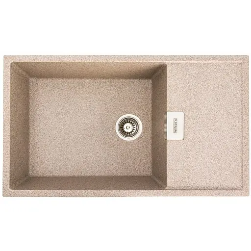 Кухонна мийка Platinum 8650 DIAMOND карамель (SP000039165) - фото 1