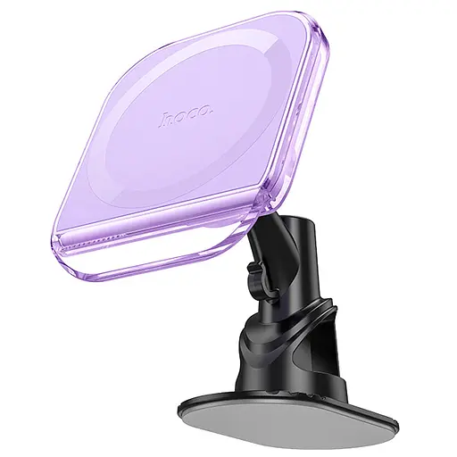 Автотримач Hoco H43 Crystal ring magnetic (center console) Romantic purple - фото 2