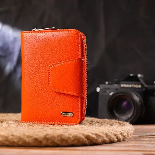 Кожаный женский кошелек Canpellini 9.5х13.2х3 см acs0025111 - фото 8