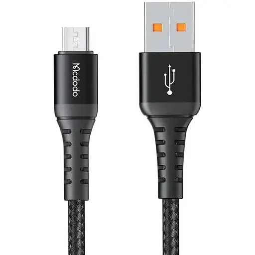 Кабель Mcdodo Micro USB Charging Data Cable 1 м CA-2281 Чорний - фото 1