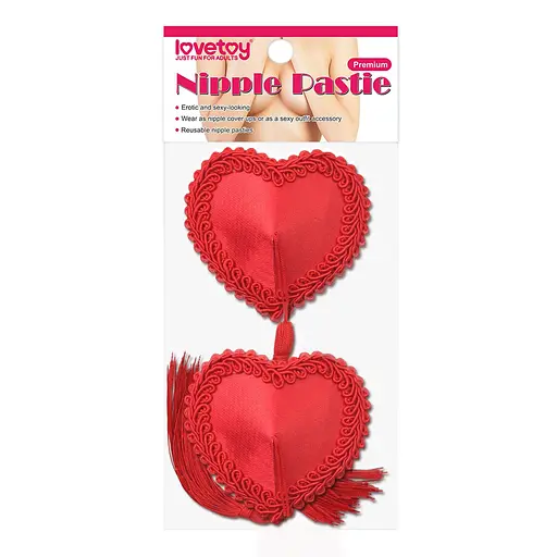Наклейки на соски Lovetoy Nipple Pastie червоний - фото 3