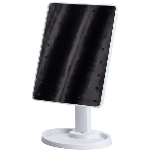 Косметичне дзеркало з LED-підсвіткою 22 світлодіоди, білий Yiwu HP-10-4AW - фото 2