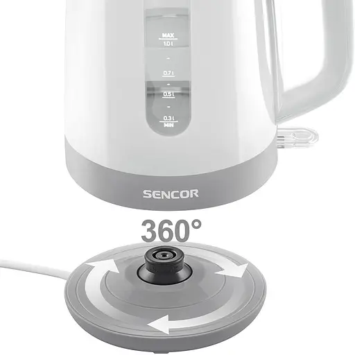 Чайник Sencor SWK 1020WH (41022320) - фото 5