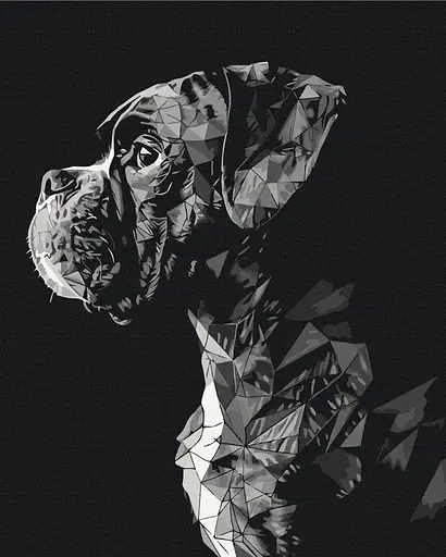 Картина за номерами на підрамнику Brushme Нічний Вартовий