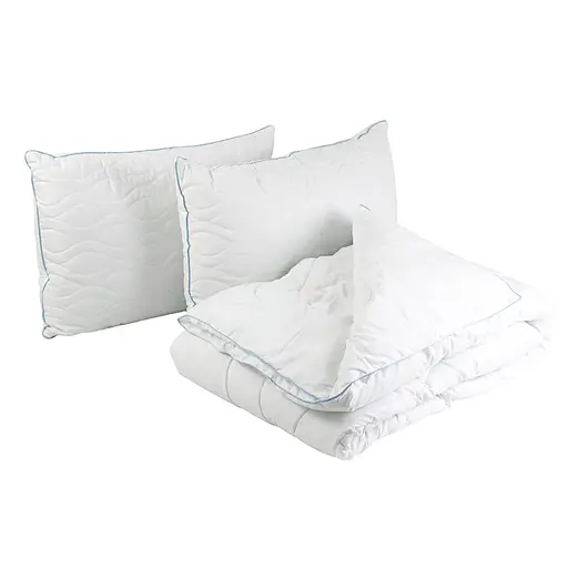 Набір Руно Wave: ковдра та 2 силіконові подушки 200х220 см (925.52СЛУ_Wave Руно)