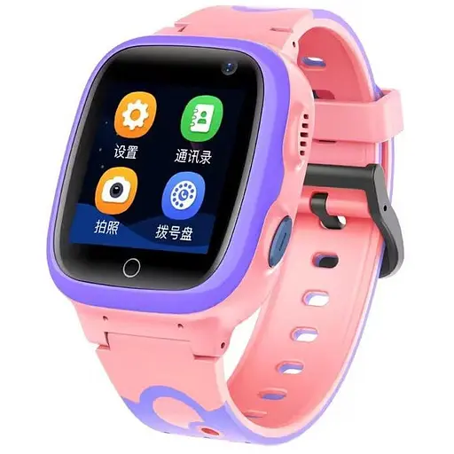 Дитячий смарт-годинник Smart Baby Watch Q12S з SIM-картою і GPS Рожевий