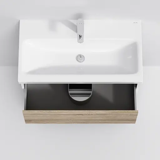 Тумба підлогова AM.PM GEM S 75 см з умивальником M91-FSX0752-WC0752WF38 - фото 5