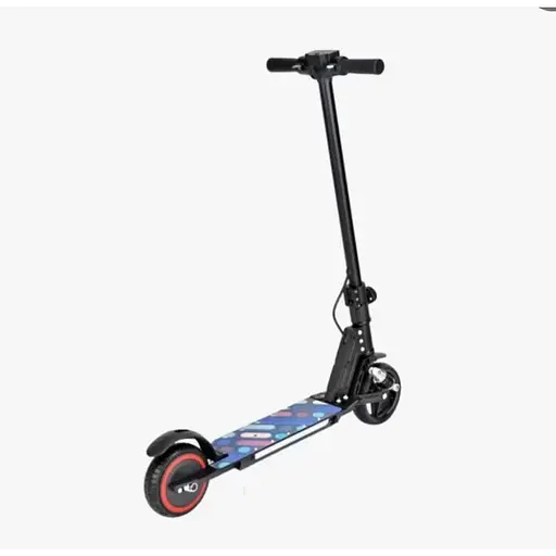 Детский Электросамокат E-Scooter ES3 LED + амортизатор Черный - фото 9