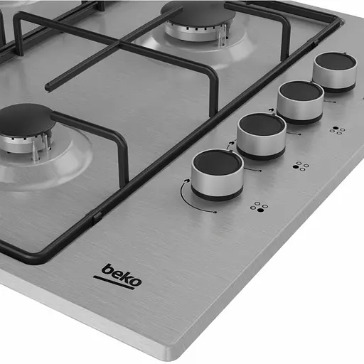 Варочная поверхность газовая Beko HIGG 64123 SX - фото 2