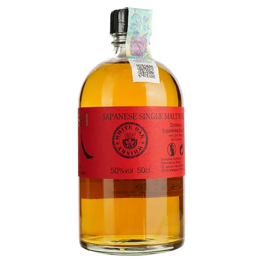 Віскі Akashi Single Malt Red Wine 4 Year Old 50% 0.5 л в подарунковій упаковці - фото 3