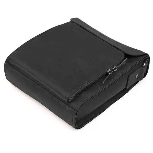 Чоловіча шкіряна сумка через плече TARWA 26х22х6 см sum0025696 - фото 8