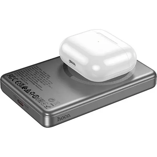 Магнитный аккумулятор - беспроводное зарядное Hoco Q26A Joy 10000 мАч PD20W magnetic - фото 3