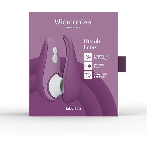 Вакуумний стимулятор Womanizer Liberty 2 Sage, Фіолетовий - фото 10