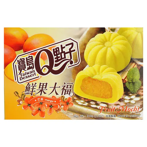 Пирожное моти Taiwan Dessert Mango 210 г