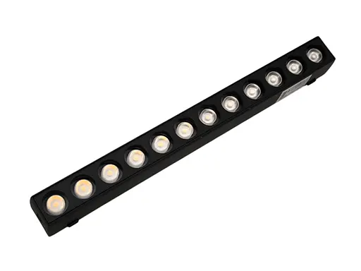 Магнитный ультратонкий трековый линейный светильник KW-301/12W NW DC48V BK Brille 48-202