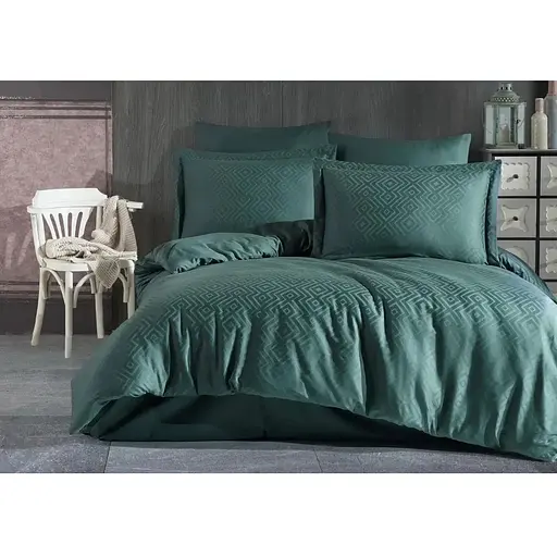 Постільна білизна Tivolyo Home Metis Yesil Жаккард Tivoli Home pbe0051551 - фото 1