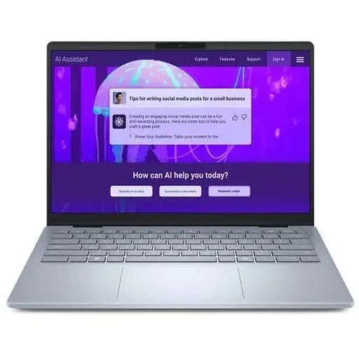 Ноутбук Dell 14 Plus DB14250,1920 x 1200,256V 8 C/8 T,2.2 GHz - 4.8 GHz,12 W,16 GB LPDDR5X