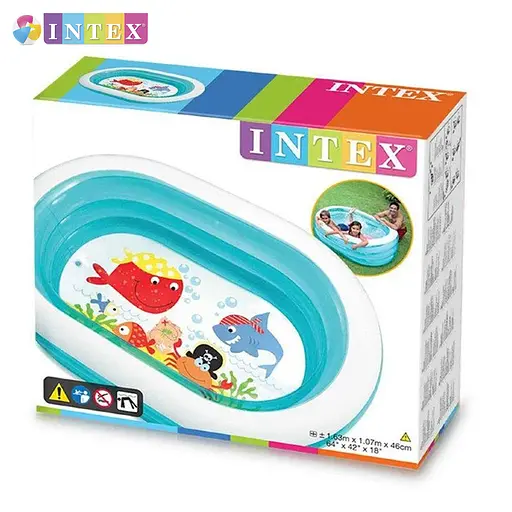 Басейн надувний дитячий Intex 57482 NP Китеня 163х107x46 см об'єм 238 л від 3 років - фото 2