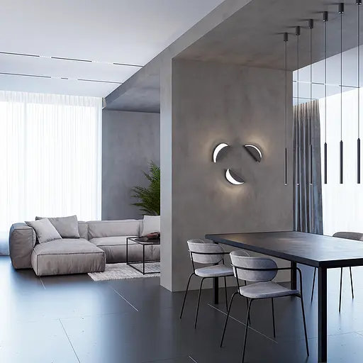 Настінний світильник Premium Skarlat RWLB109 7W BK+WH 3000K - фото 6