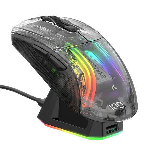 Мышь беспроводная Attack Shark X2 Pro RGB Black - фото 1