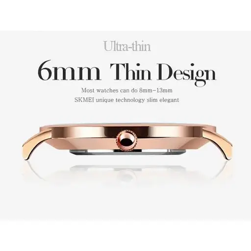 Кварцовий чоловічий годинник Skmei 1181 Large Золотистий - фото 4