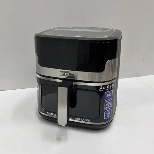 Аерофритюрниця Zepline ZP-215 8 л з сенсорним управлінням дисплеєм і таймером 3500 Вт Чорна - фото 3