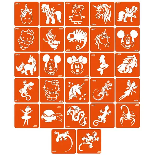 Набір для біо-тату Для дітей №1 - гліттер set-kids-1-glitter - фото 2