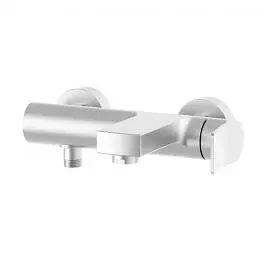 Смеситель для ванны Paffoni Tilt с регулируемым душевым гарнитуром steel TI023ST, Нержавеющая сталь - фото 2