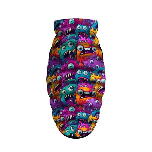Курточка для собак Waudog Clothes малюнок Зубасті монстри S30 В 58-62 см С 42-46 см - фото 4