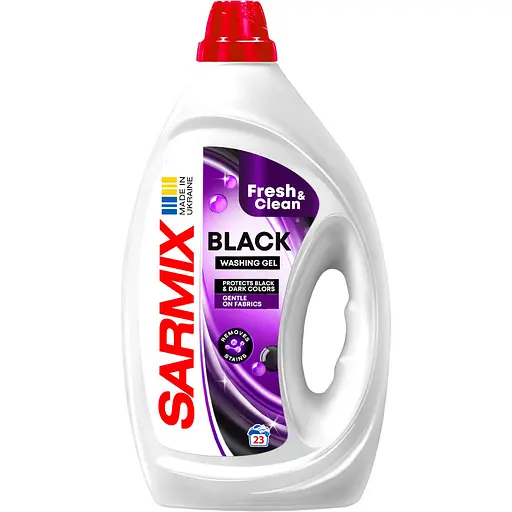 Набір: Гель для прання Sarmix Color 900 мл + Гель для прання Sarmix Black 900 мл - фото 3