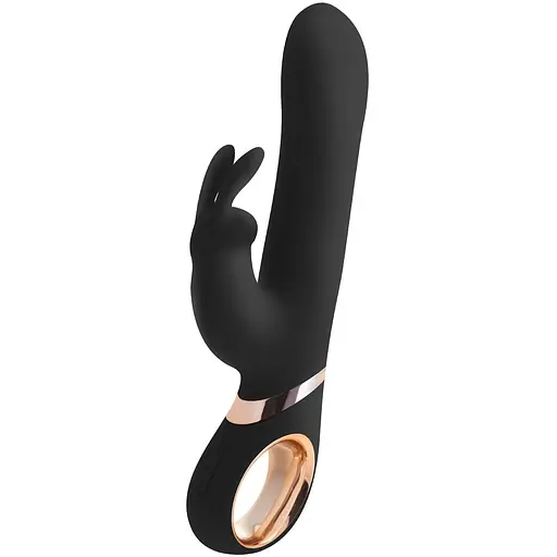 Вібратор-кролик S Pleasures Premium Naughty 22.7 см чорний